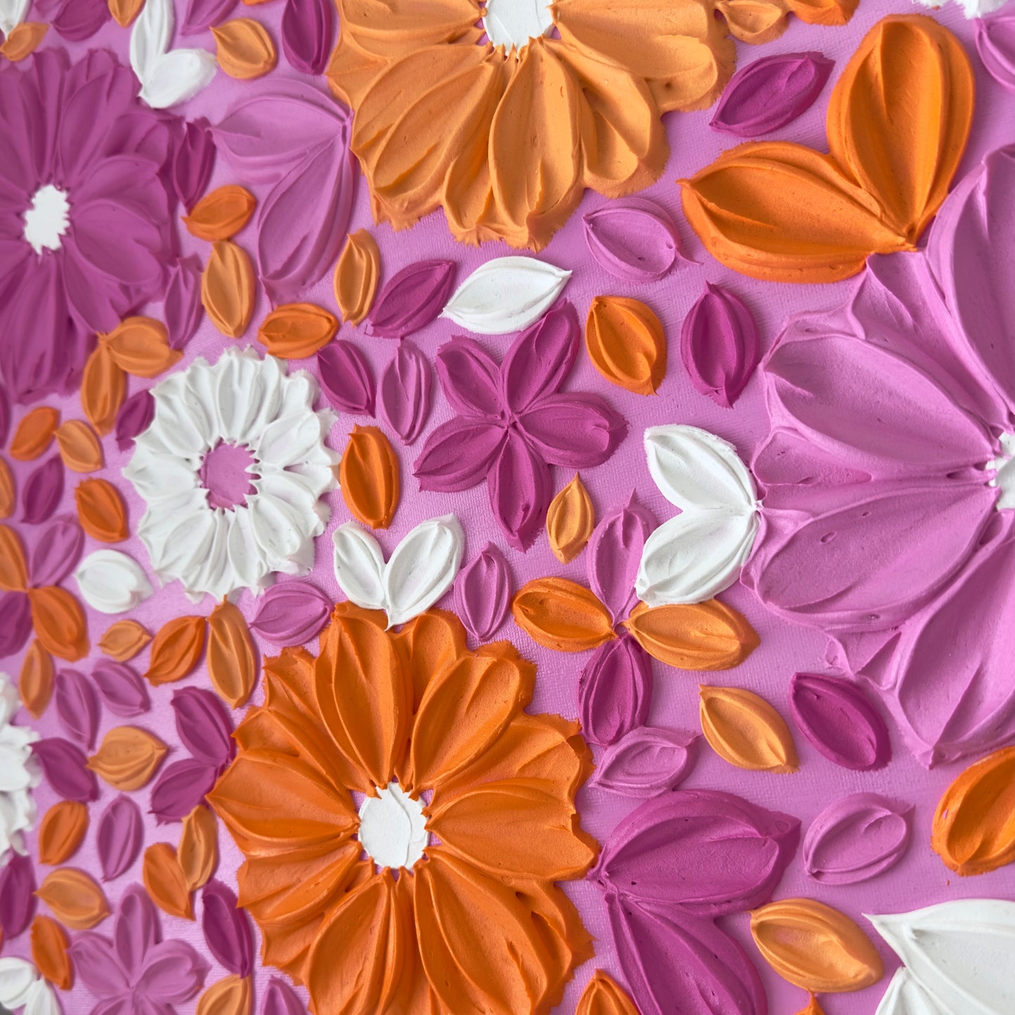 "Tangerine Dream" - 50cm round