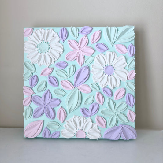 "Pastel Mint" - 25x25cm