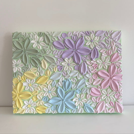 "Pastel Garden" Green