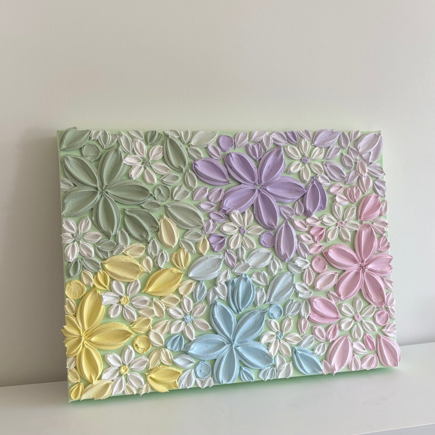 "Pastel Garden" Green