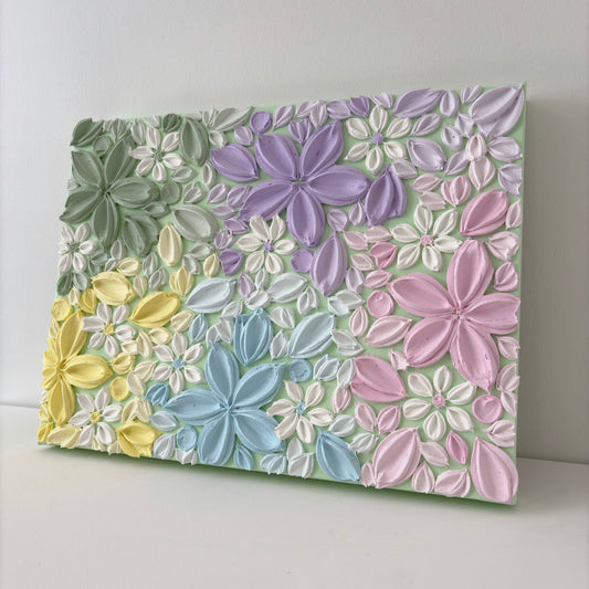 "Pastel Garden" Green