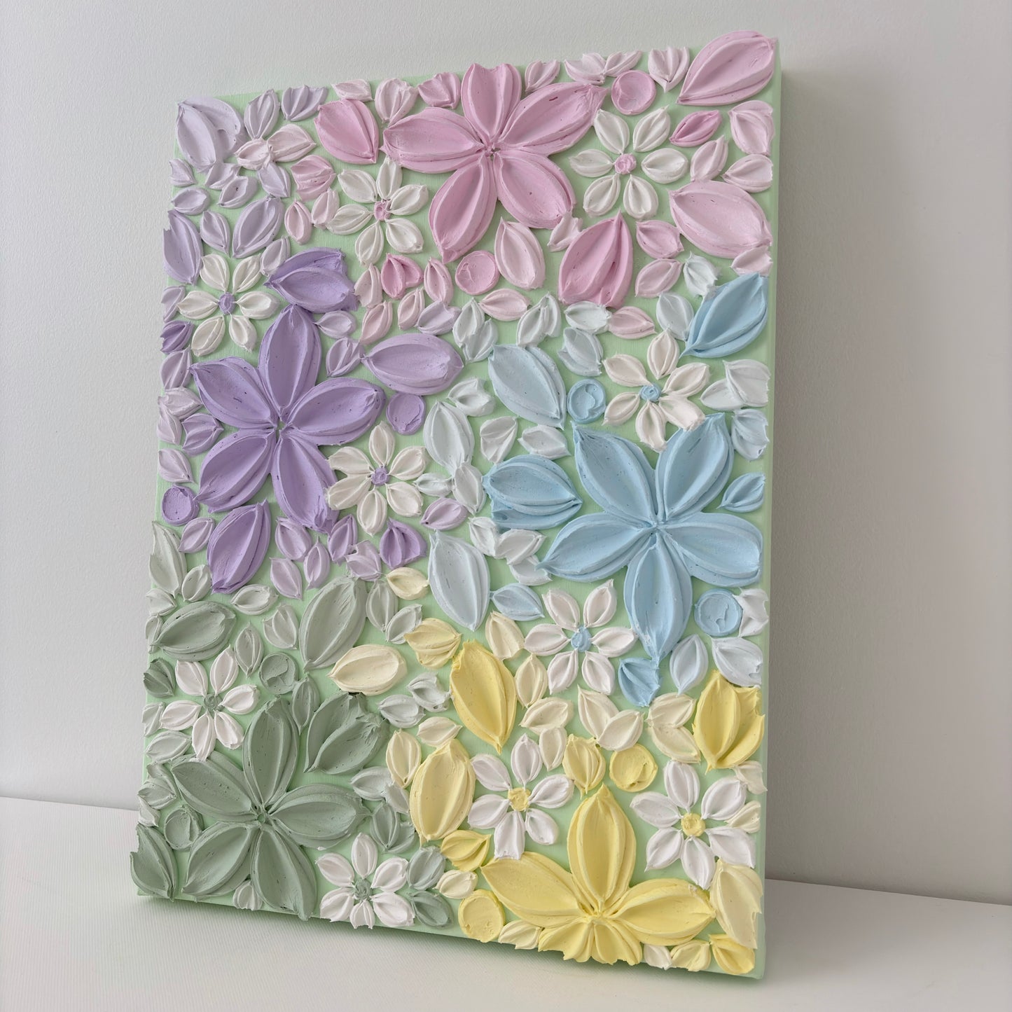 "Pastel Garden" Green