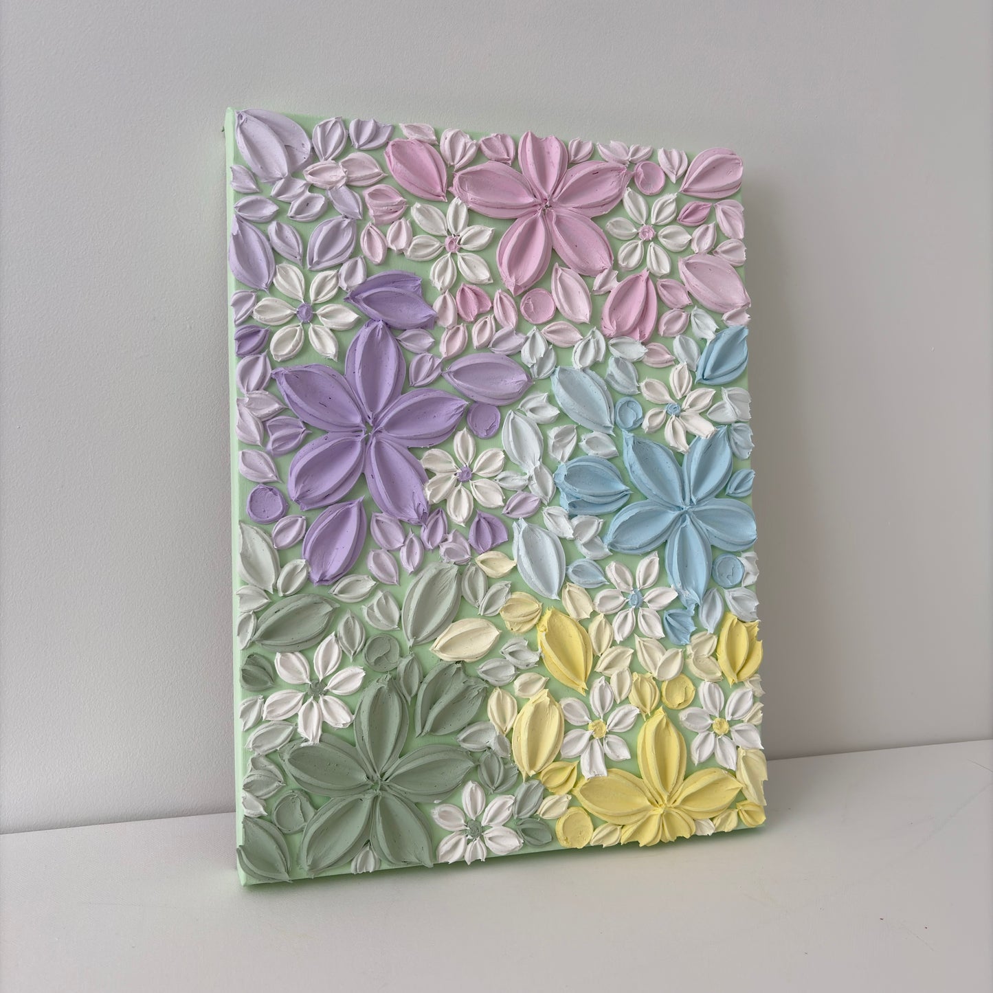 "Pastel Garden" Green
