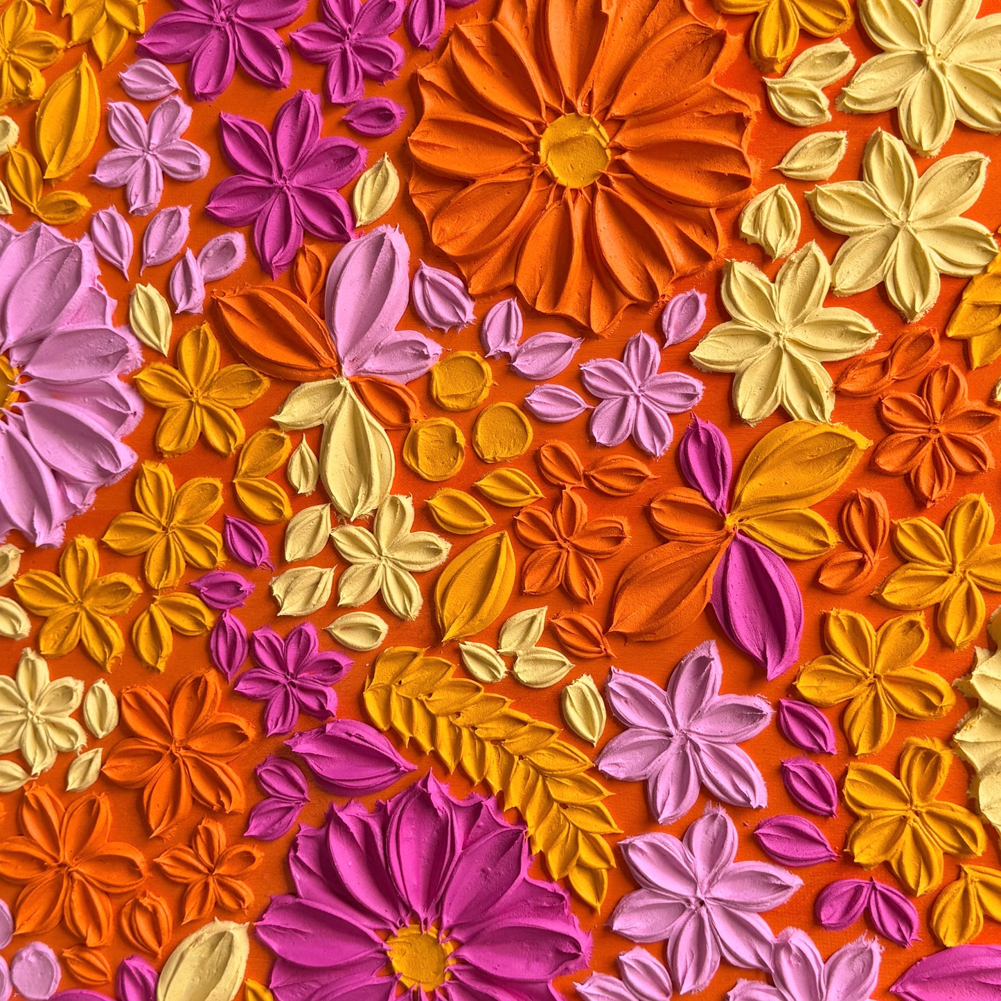 "Tropical Sunset" - 50cm round