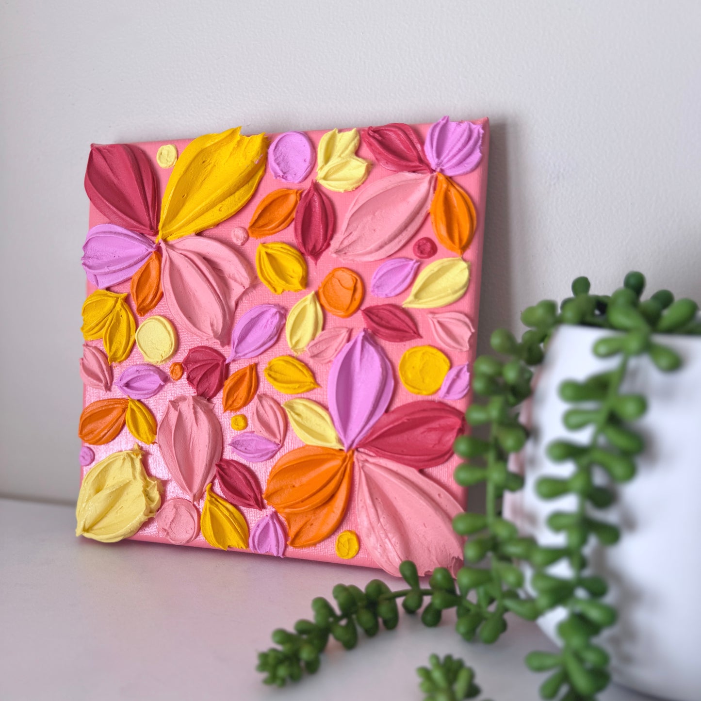 "Sunset Sorbet" - 20x20cm