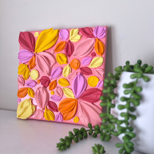 "Sunset Sorbet" - 20x20cm